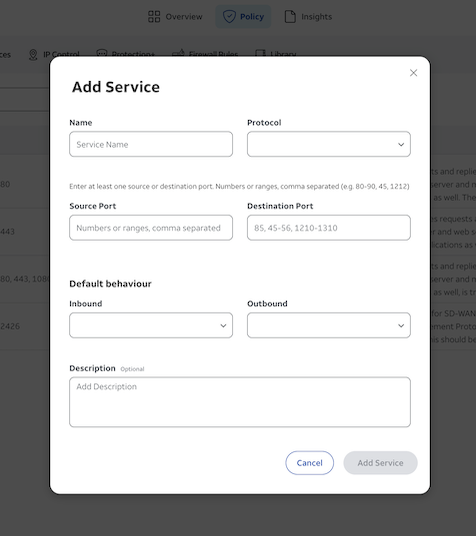 How to Manage Addresses, Address Groups, Services w/ Library